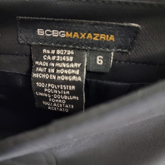 BCBGMaxazria Pencil Skirt, Women's, Black, Size 6 - Picture 2 of 6